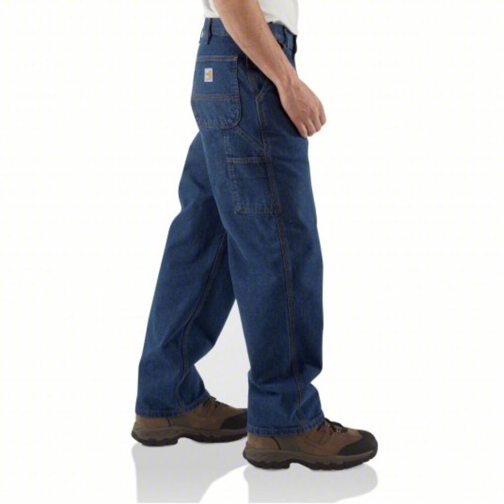 Carhartt Men's FR Signature Denim Dungaree NWOT 34X30 - Picture 11 of 14